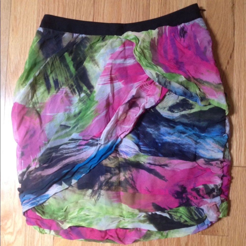 Diane Von Furstenberg garonne silk mini skirt 2